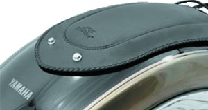 Yamaha Roadliner Fender Bib - Mustang Motorcycle - Plain - Black - `06-`10